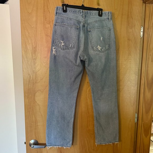 AGOLDE Light Wash 90s Mid Rise Loose Fit Jeans Size 29 - Picture 2 of 7